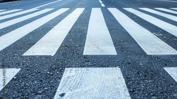 Obraz Crosswalk on a Wet Road