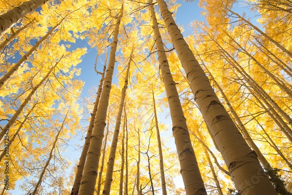 Fototapeta aspen forest