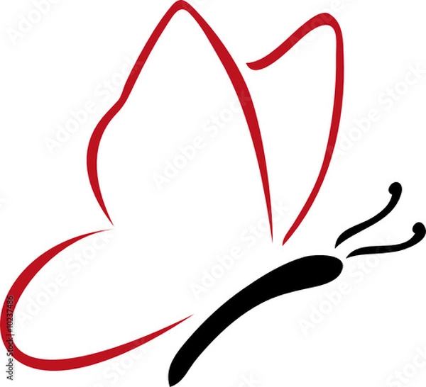 Obraz Dessin de papillon