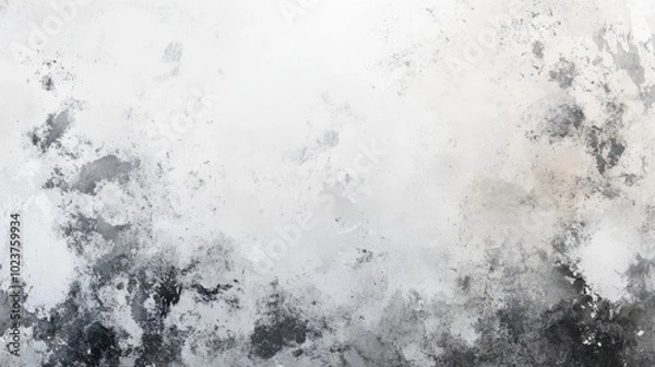 Fototapeta Grunge abstract texture with white and gray distressed surface.
