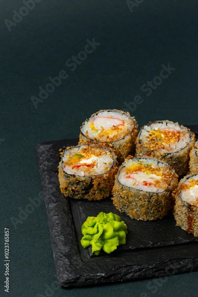 Obraz sushi on a plate