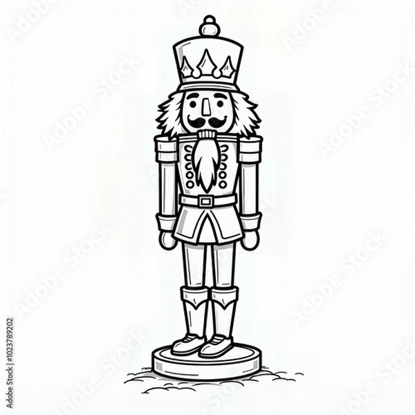Obraz Nutcracker Coloring Page
