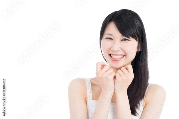 Fototapeta 喜ぶ女性