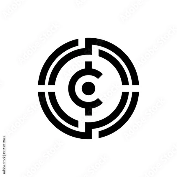 Fototapeta Simple and clean crypto coin icons