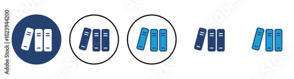 Fototapeta Library icon vector. education icon vector