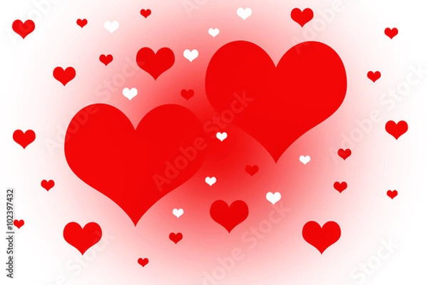 Fototapeta pulsierende herzen