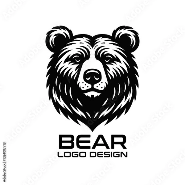 Fototapeta Bear Vector Logo Design