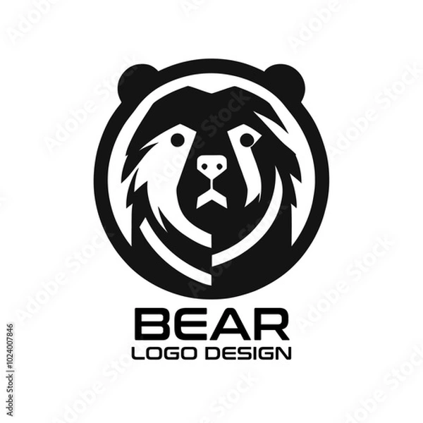 Fototapeta Bear Vector Logo Design
