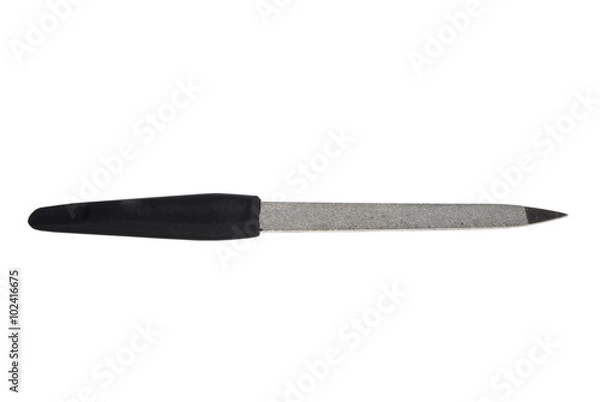Obraz Nail file (isolated on white)