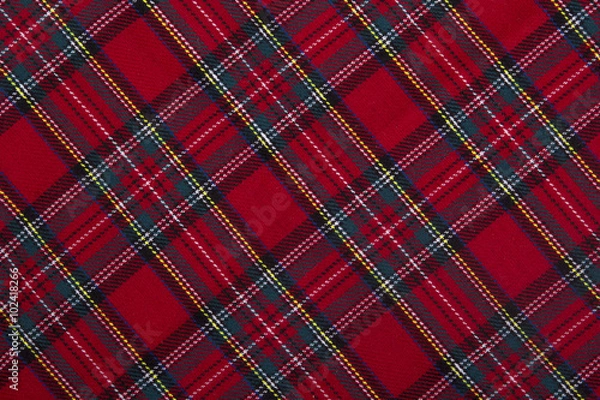 Fototapeta tablecloth in a cage