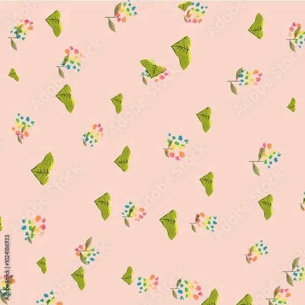 Obraz seamless pattern with flowers
