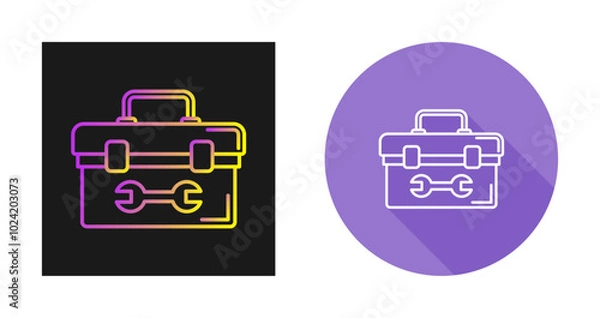 Fototapeta Tool Box Vector Icon