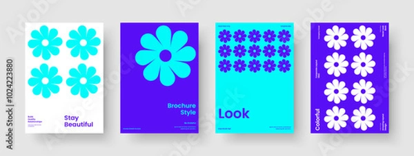 Fototapeta Isolated Book Cover Template. Creative Poster Layout. Abstract Banner Design. Report. Background. Brochure. Business Presentation. Flyer. Advertising. Portfolio. Magazine. Pamphlet. Catalog