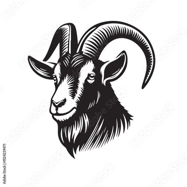 Fototapeta Goat Vector