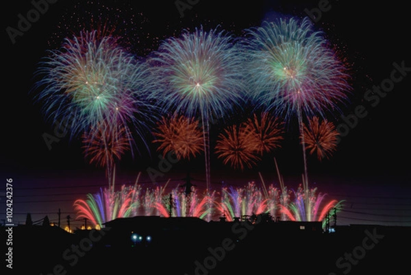 Fototapeta 音楽花火