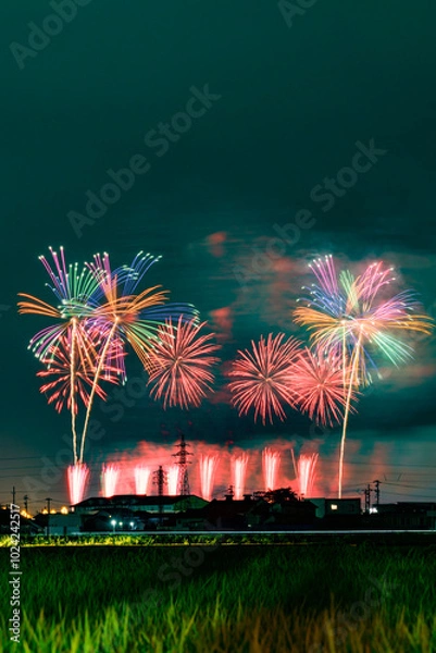 Fototapeta 音楽花火