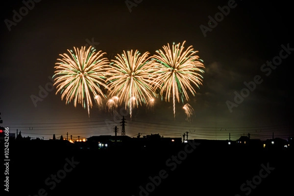 Fototapeta 音楽花火