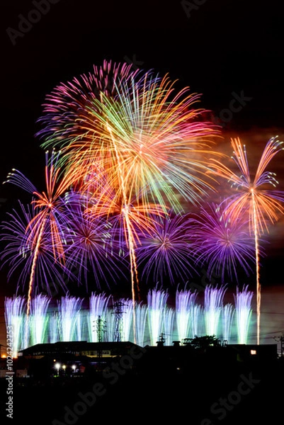 Fototapeta 音楽花火