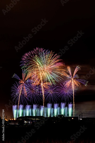 Fototapeta 音楽花火