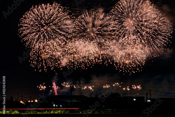 Fototapeta 音楽花火