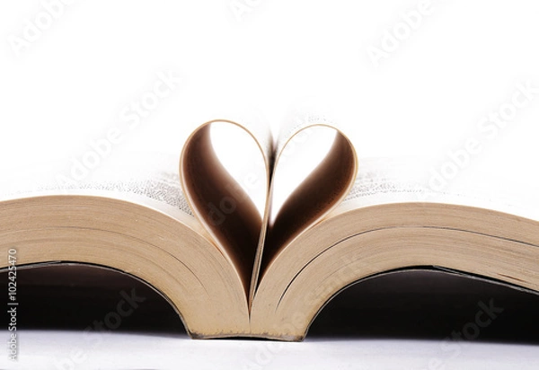 Obraz a book heart