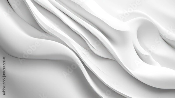 Fototapeta white and grey background. space design concept. Decorative web layout or poster, banner.