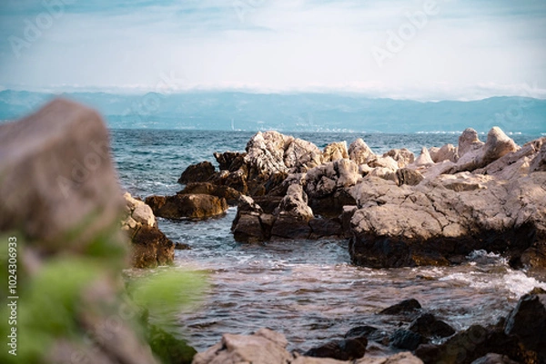 Obraz Felsenküste, Meer 