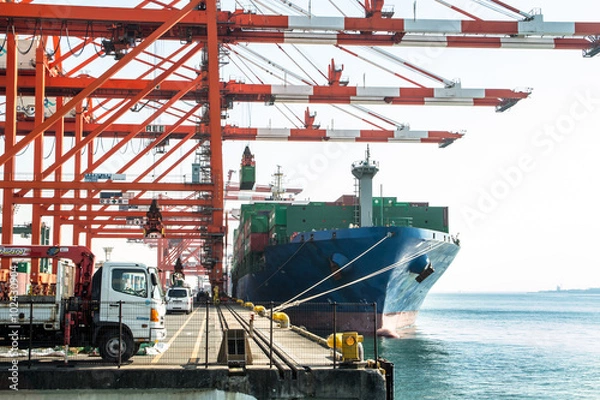 Fototapeta ガントリークレーン