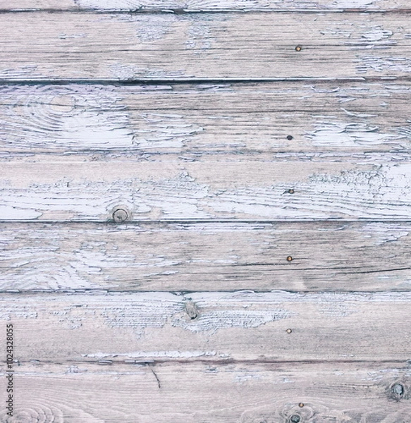 Obraz Wood Weathered Horizontal Background Light Gray Aged Rustic Texture
