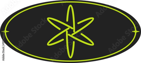 Obraz Y2k Acid Brutalist Sticker