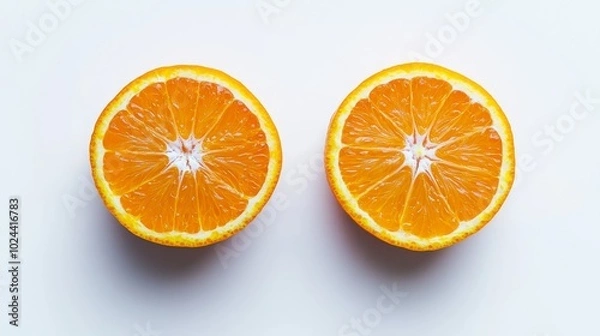 Fototapeta Citrus slices isolated