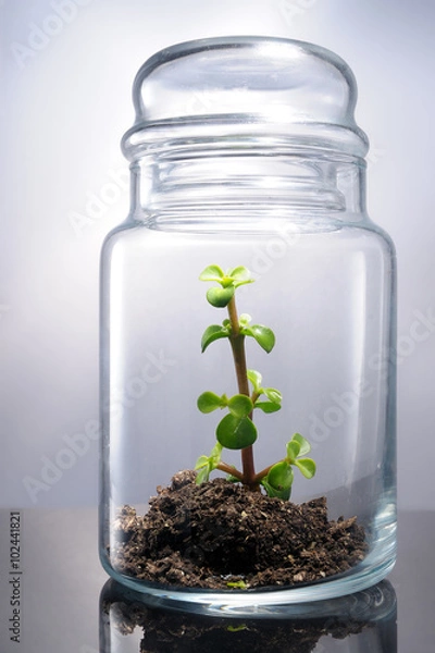 Obraz Micro climate into a flask 