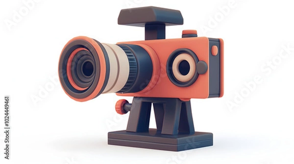 Obraz Video Camera icon cinema 3D