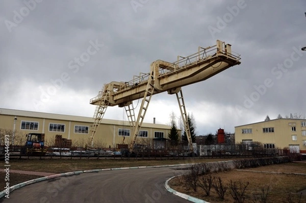 Obraz Кран козловой