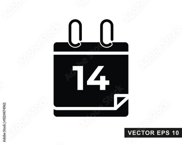 Obraz Calendar Icon isolated symbol