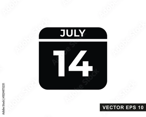 Obraz Calendar Icon isolated symbol