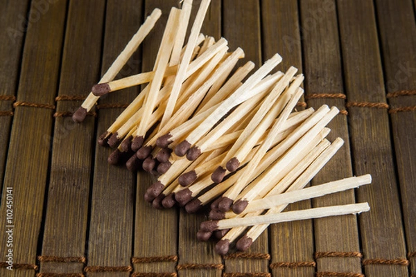 Obraz matches on the table