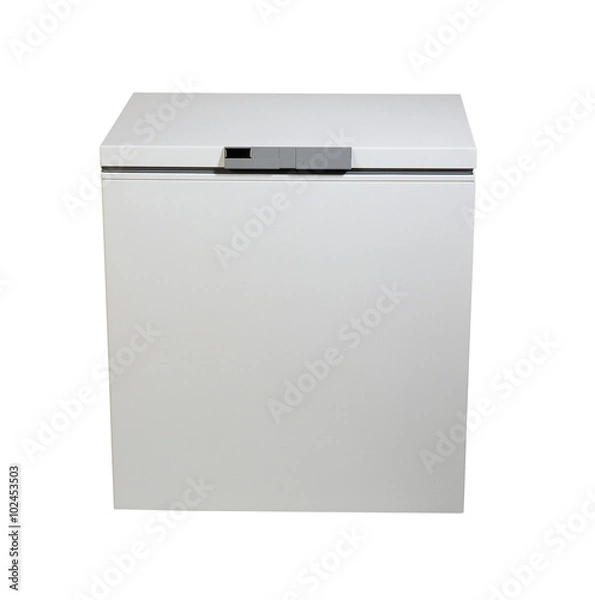 Fototapeta Freezer chest, white