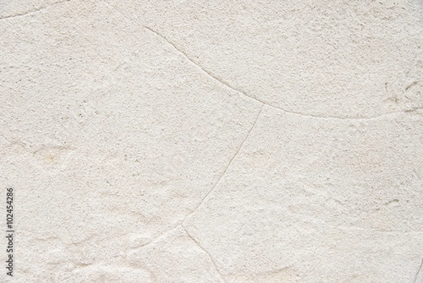 Fototapeta Old white stone wall background texture