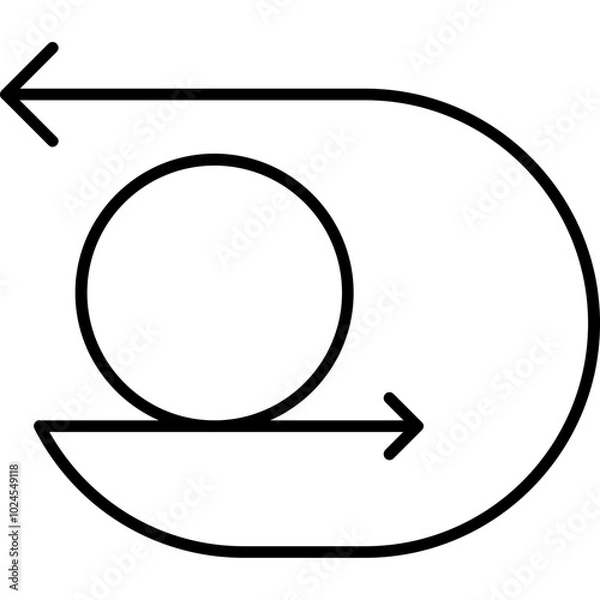Fototapeta Agile Retrospective Icon