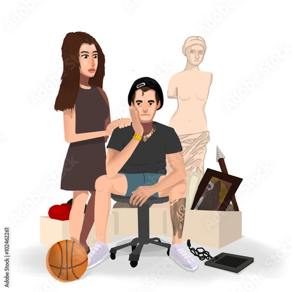 Obraz I'm bored today