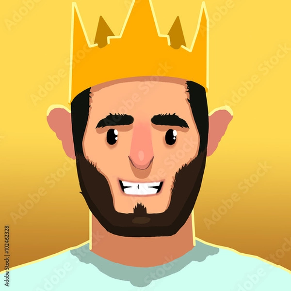 Obraz King Smile characters