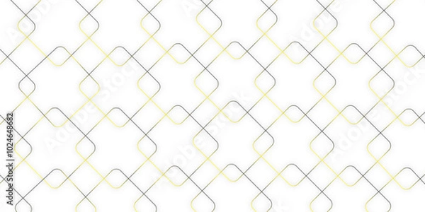 Fototapeta Dynamic shape composition. Illustration. Abstract background with white geometric style with simple Golden color lines and corners, triangle as background. White and grey 3d modern. polygonal texture.