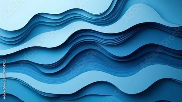 Obraz Abstract paper cut lines with sharp angles and soft curves, layered for depth and texture, paper cut lines, abstract minimalist design