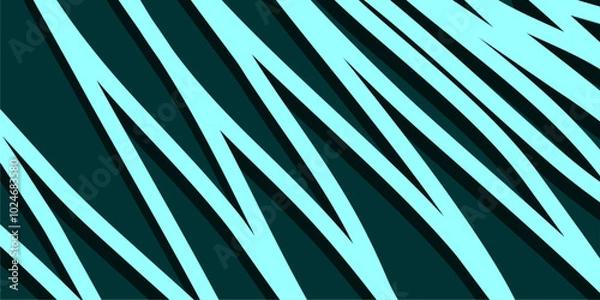 Obraz Colored tangled pattern. Abstract chaotic texture. Background with lines and waves. Art creation