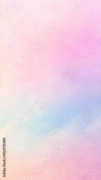 Obraz pastel gradient background with a soft blend of two colors, gentle noise and grain effect for added texture, calming and minimalistic, perfect for graphic design and elegant backgrounds