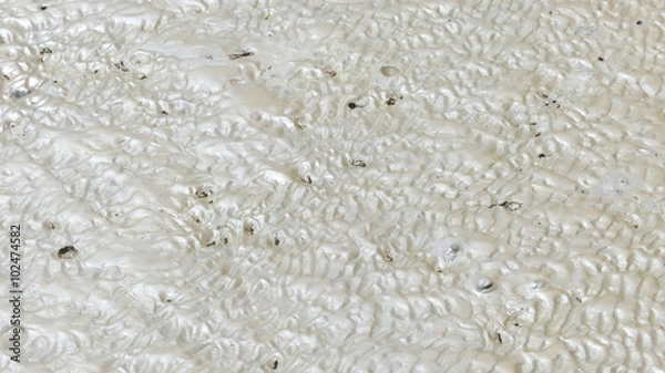 Fototapeta Puddle and mud texture, abstract background