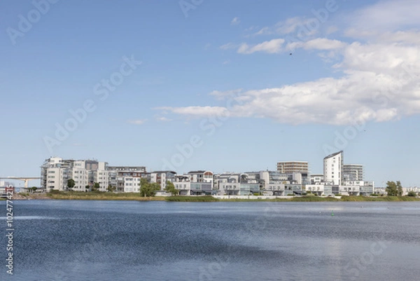 Obraz Walking along the streets of Klamar city (Sweden) to look at the city's architecture