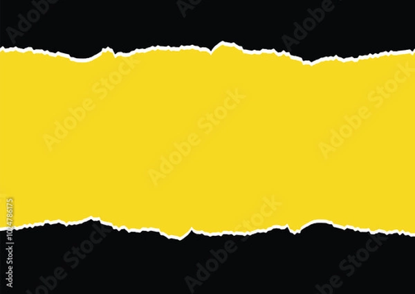 Fototapeta Adobe IllustAbstract torn paper cut background vector illustration. Texture Background Banner Design Vector Illustration.rator Artwork