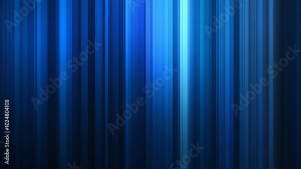 Fototapeta 3D vertical gradient blue stripes texture spectrum abstract web ppt background wallpaper